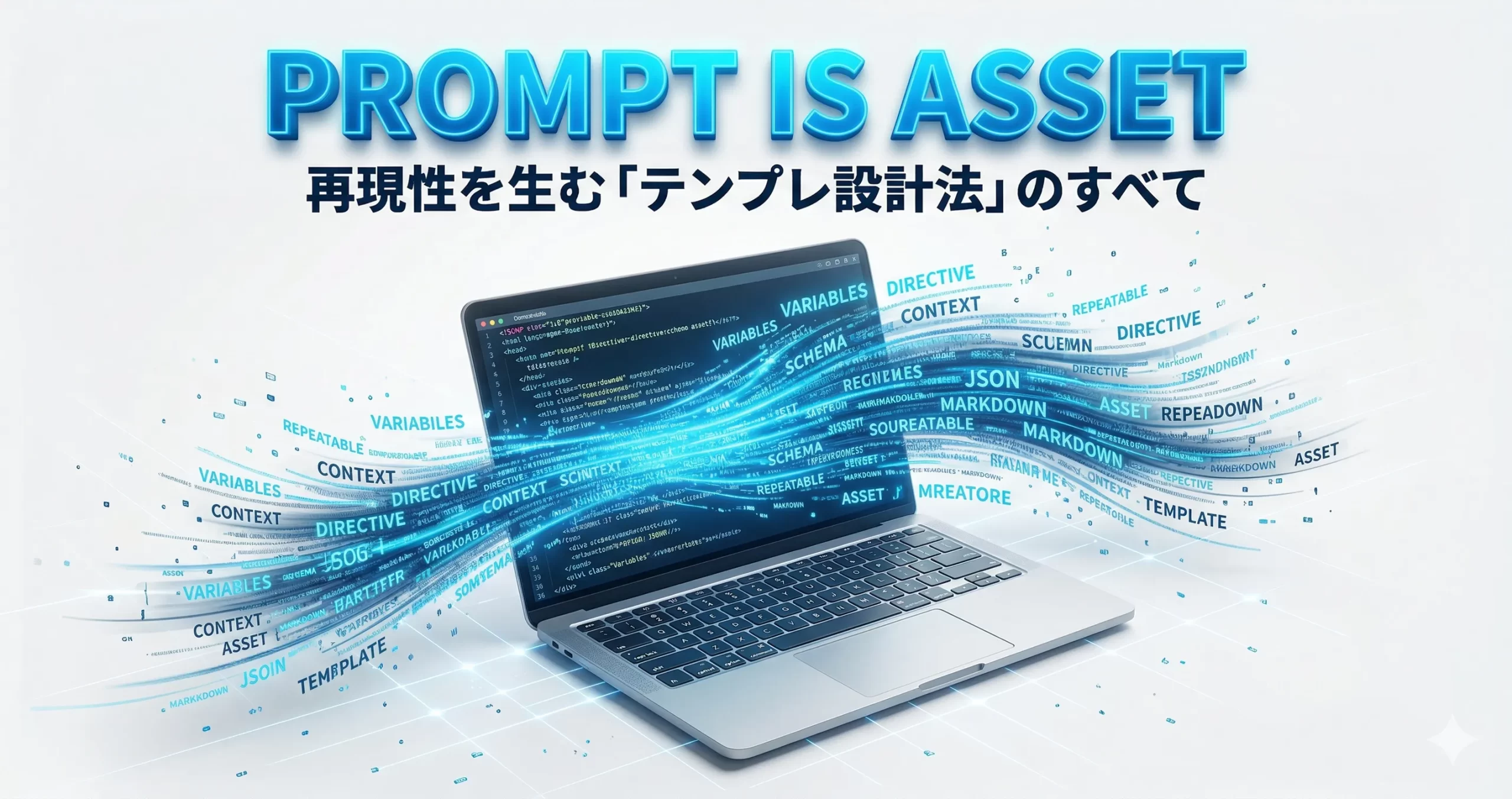 【プロンプトは資産だ】再現性を生むテンプレ設計法 ── 変数化・形式・例文・運用の作り方